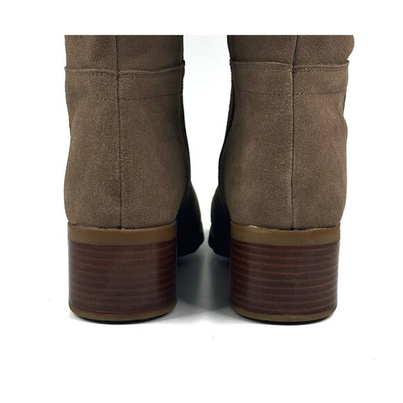 Blondo Tatiana Women's Knee High Boots Taupe Suede Size 10M Waterproof - Picture 6 of 14